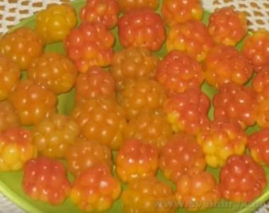 Cloudberries za zimu bez kuhanja: recept